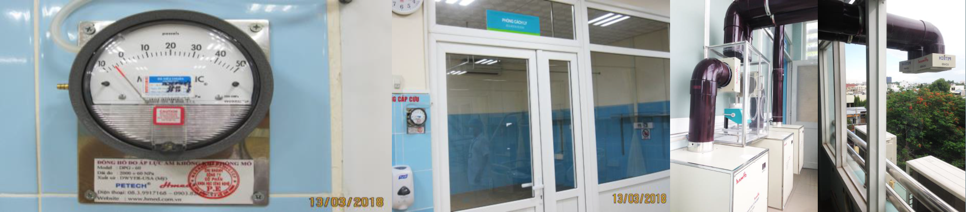 Hệ thống UCASS-xxP7 cho phòng cách ly áp lực âm