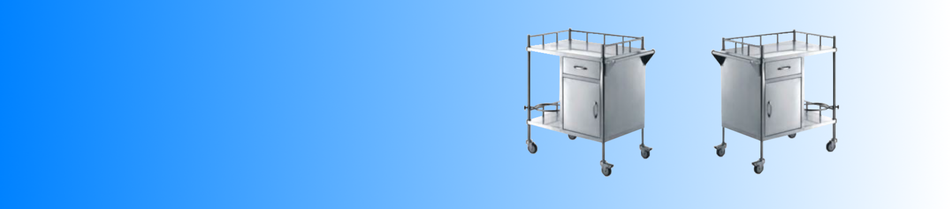 Xe đẩy thuốc bằng thép không gỉ