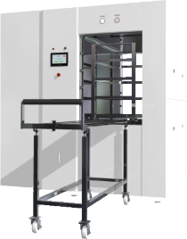 Thiết bị hấp tiệt trùng, cửa trượt ngang, PLC