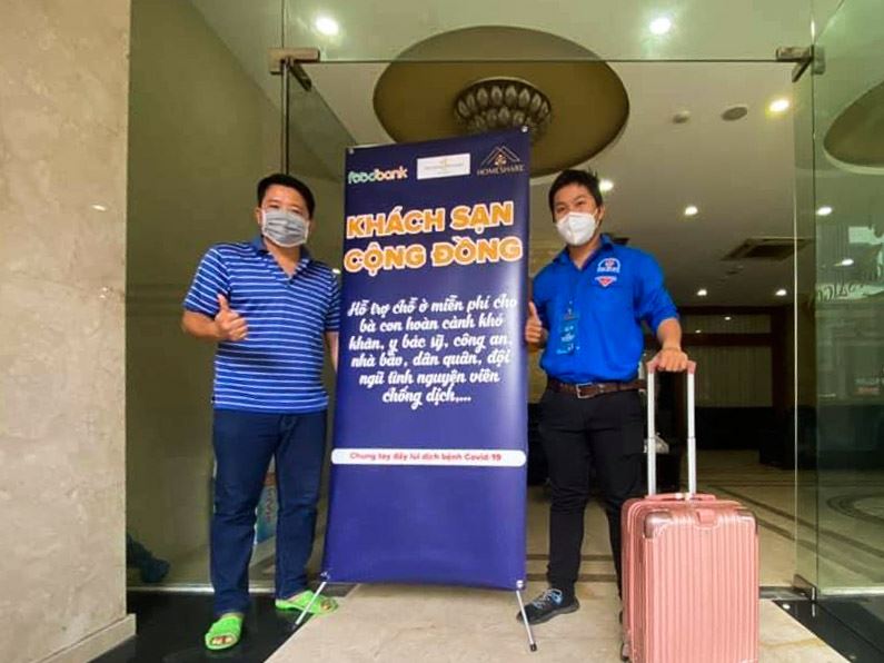 HCMC hotel welcomes frontline Covid workers