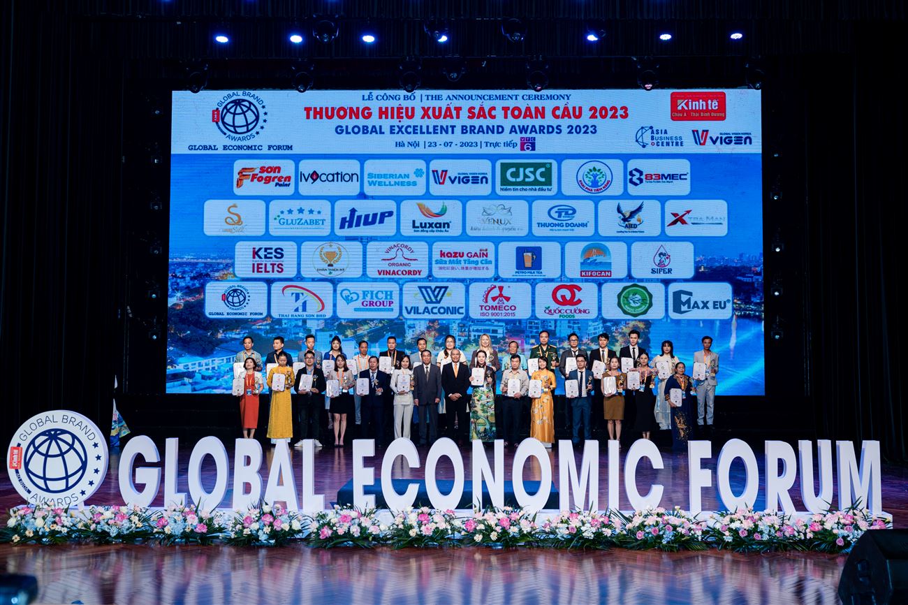 Công ty Cổ phần Công nghệ Thương Doanh đạt giải Thương hiệu xuất sắc Toàn cầu 2023