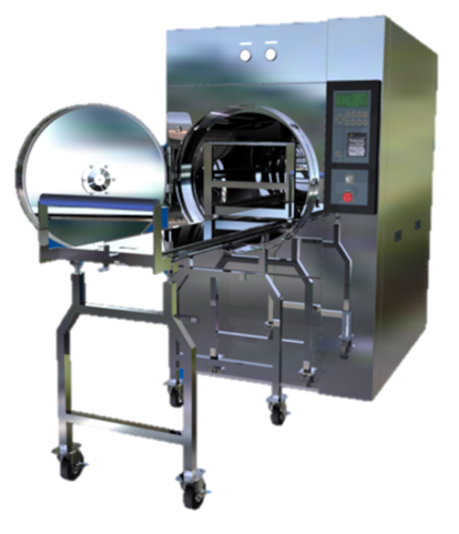 Steam Sterilizer, circular door, microprocessor