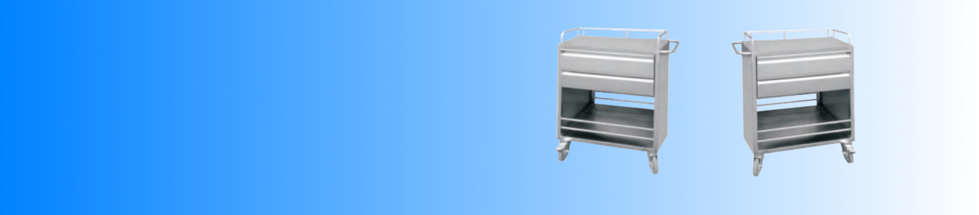 Stainless Steel Medicine Trolley