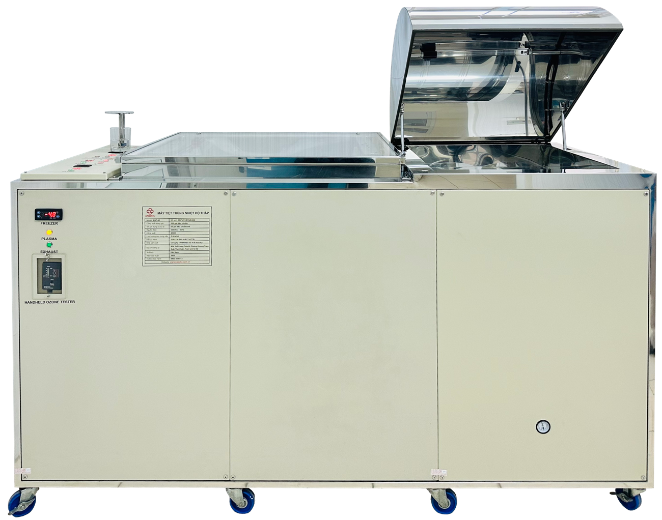 Thiết bị hấp nhiệt độ thấp dụng cụ y tế, công nghệ Plasma lạnh