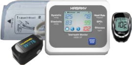 Máy theo dõi đa thông số (Huyết áp, đường huyết, SPO2)