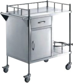 Stainless Steel Medicine Trolley
