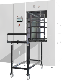 Steam Sterilizer, horizotal sliding door, PLC (Programmable Logic Controller)