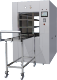 Steam Sterilizer, vertical sliding door, PLC (Programmable Logic Controller)